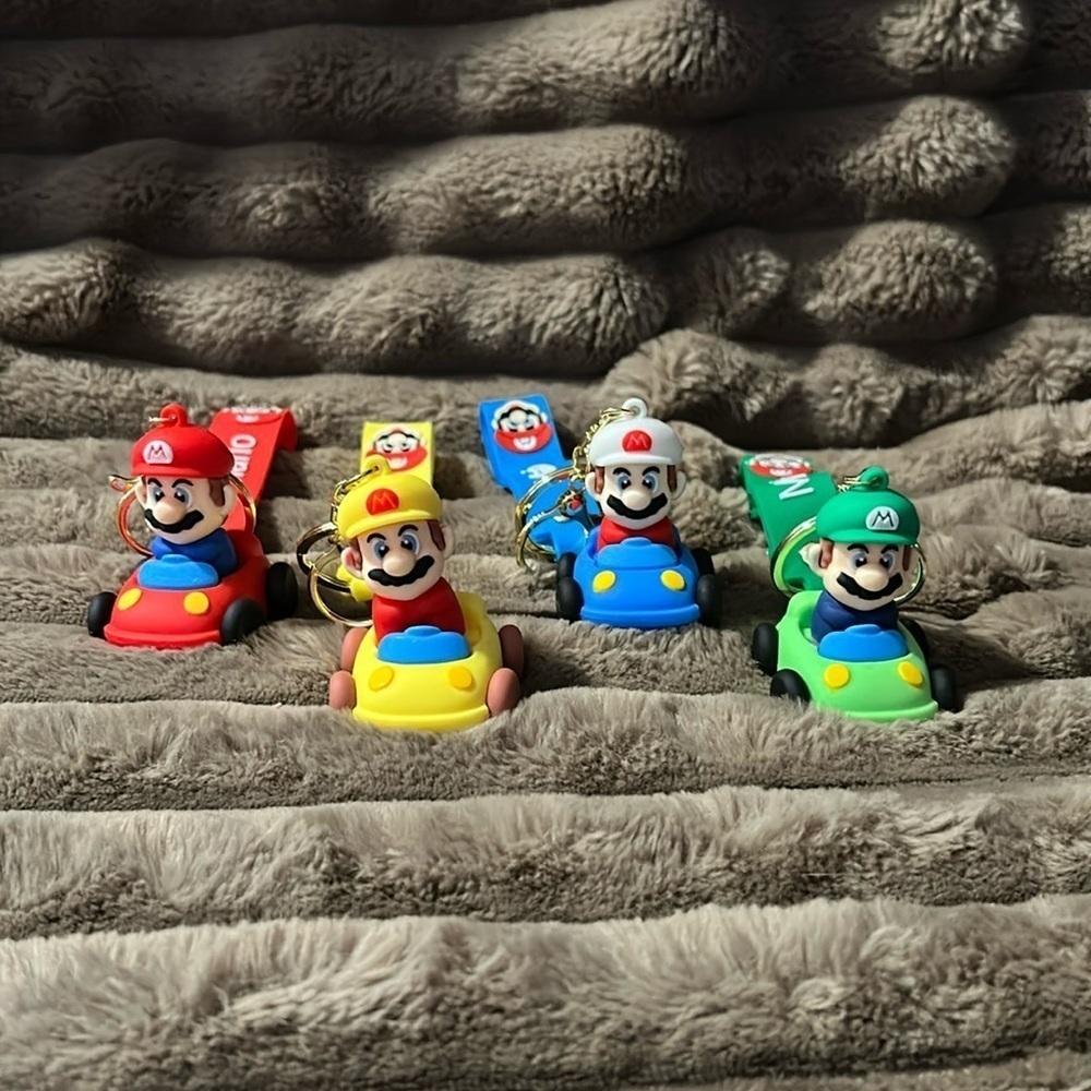 Mario cart key chain